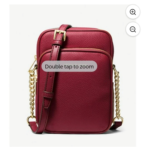 Michael Kors Pebble Leather Jet Set Crossbody NWT - Picture 3 of 5